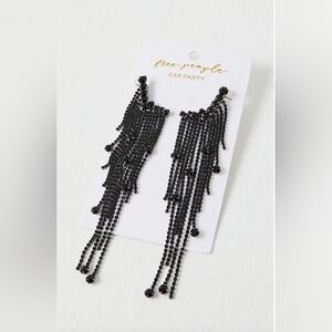 NEW!! Free People,  Comeback Kid Ear Party, Black- NWT!